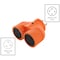 Ac Works Plug Adapter, L5-30R, L14-30P, L5-30P, L14-30P, 0 ft., Orange ADVL1430L530 - alternate 6
